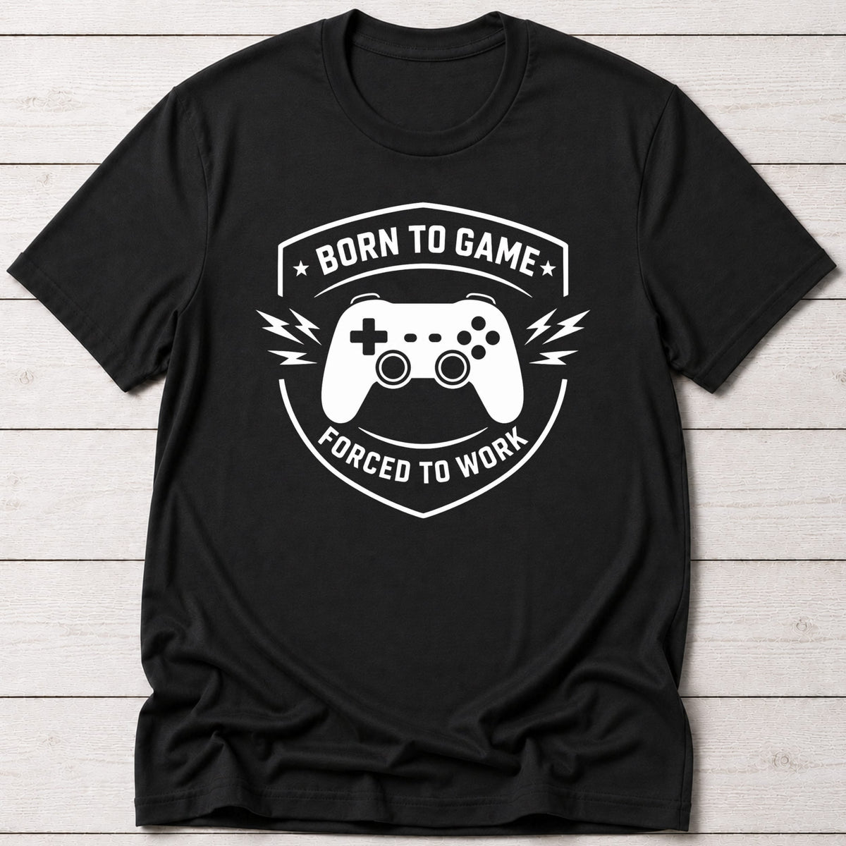 T-Shirt Black / S Born to Game T-shirt