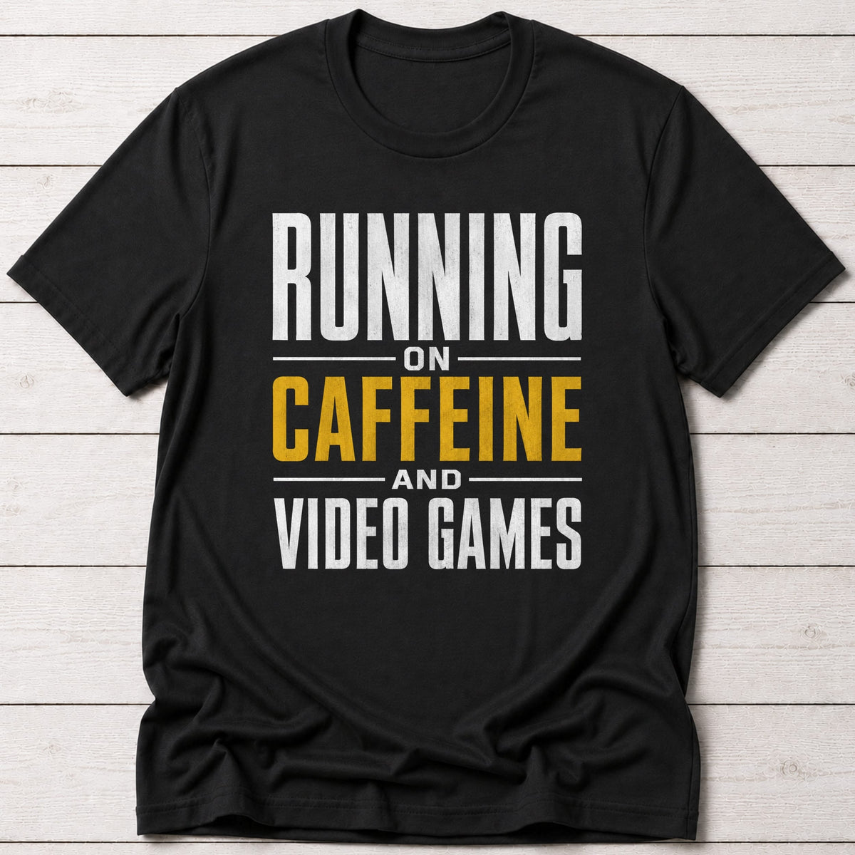 T-Shirt Black / S Caffeine Gamer T-shirt