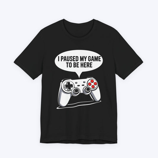 T-Shirt Black / S Controller Paused For Social Life T-shirt
