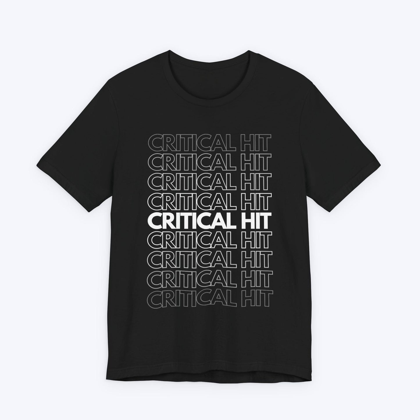 T-Shirt Black / S Critical Hit Gamer T-shirt