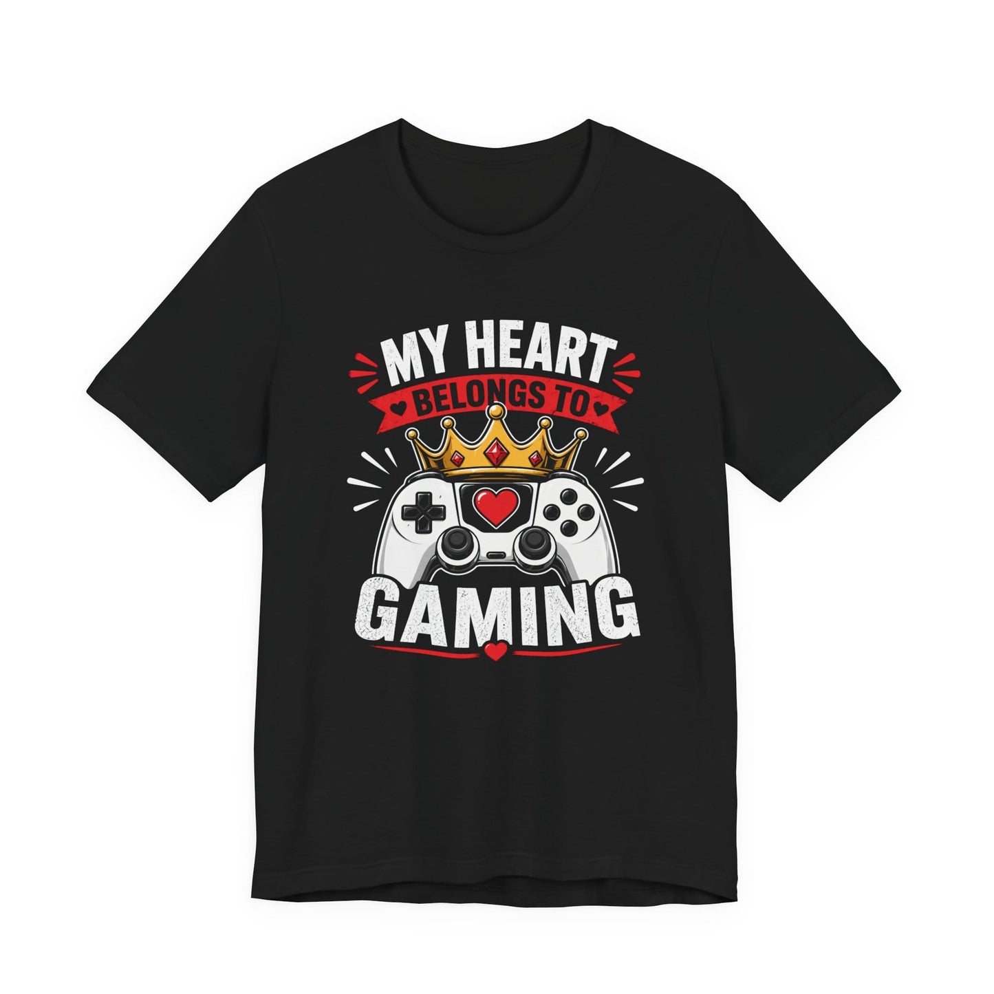 T-Shirt Black / S Crowned Controller Love T-shirt