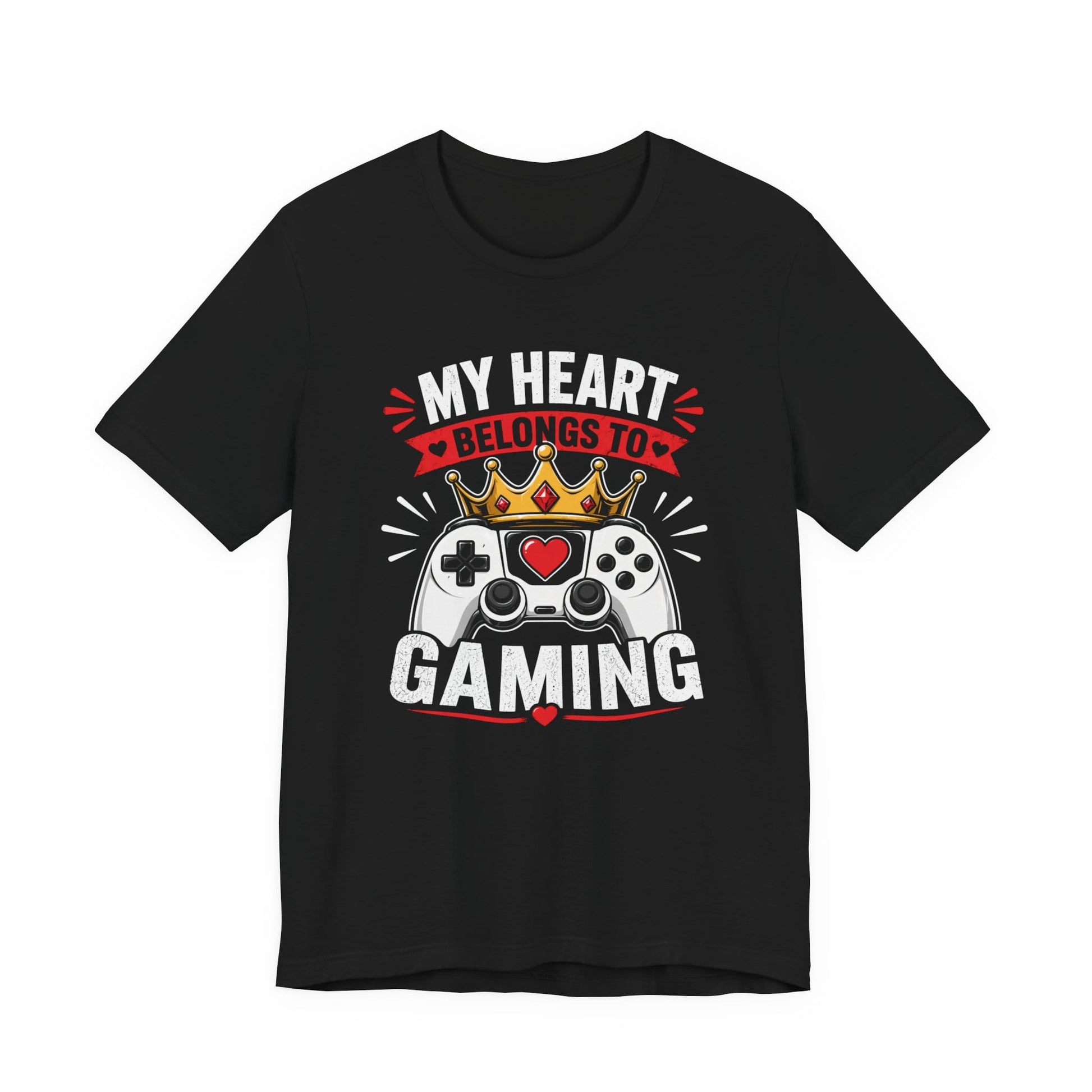 T-Shirt Black / S Crowned Controller Love T-shirt