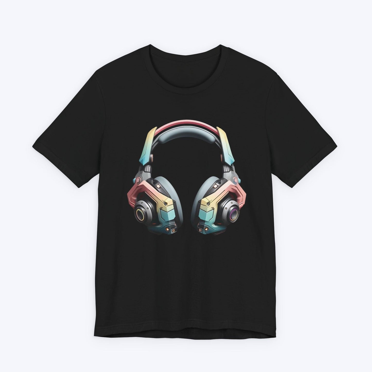 T-Shirt Black / S Cyber Echo Gaming Headset T-shirt