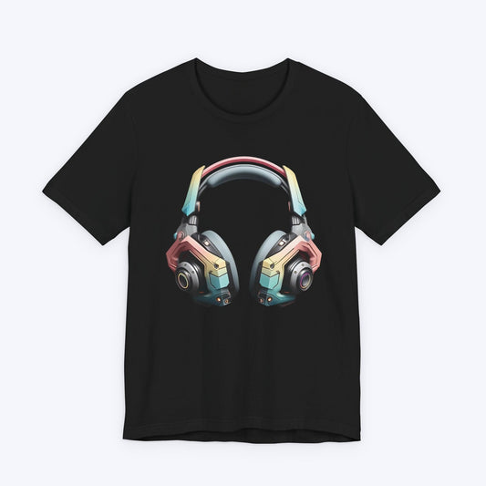 T-Shirt Black / S Cyber Echo Gaming Headset T-shirt