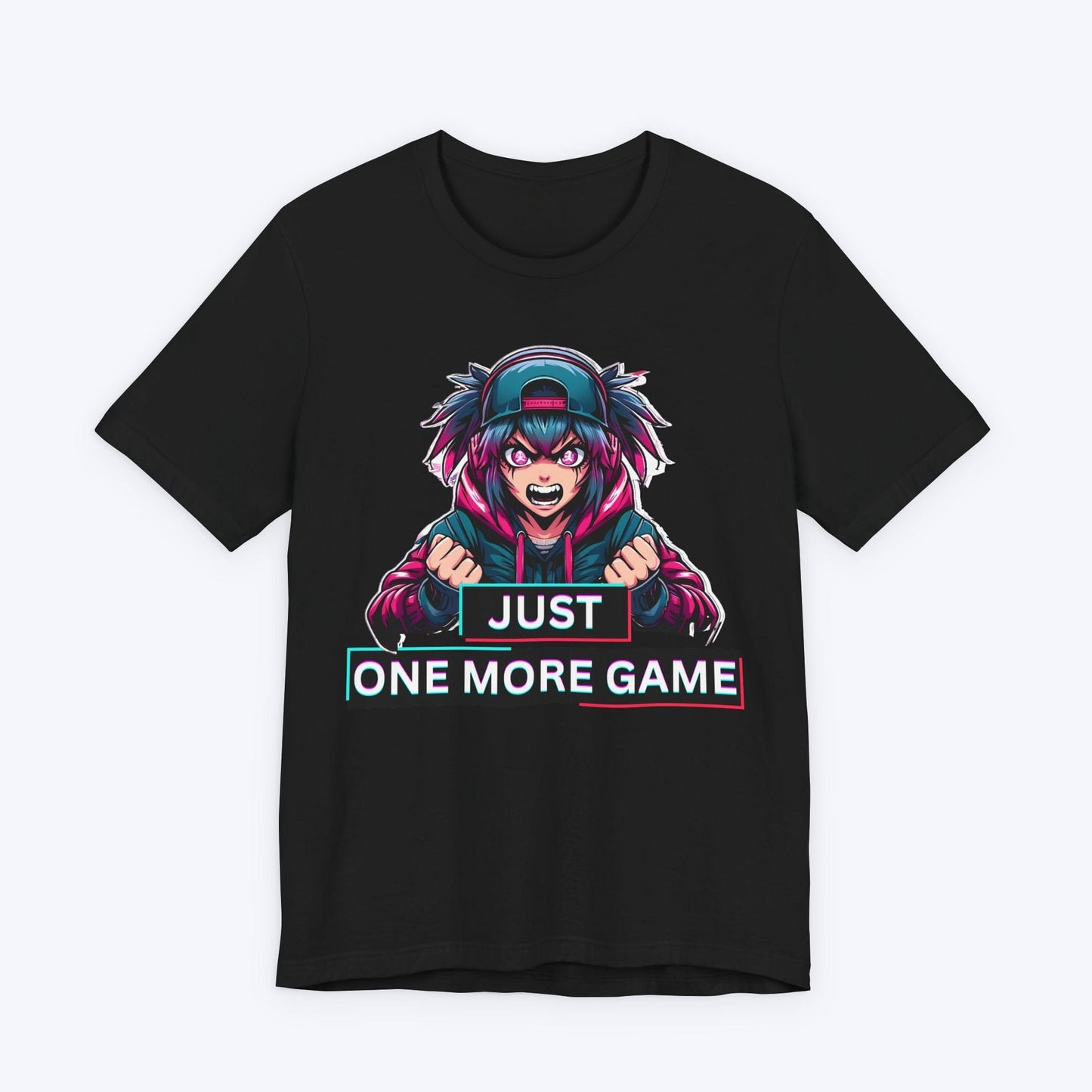 T-Shirt Black / S Cyber Ghost - Fragmented Fantasy Girl T-shirt