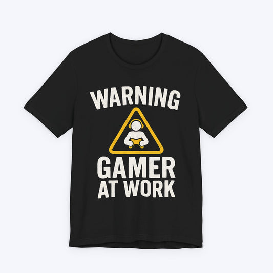 T-Shirt Black / S Danger: Gamer at Work T-shirt
