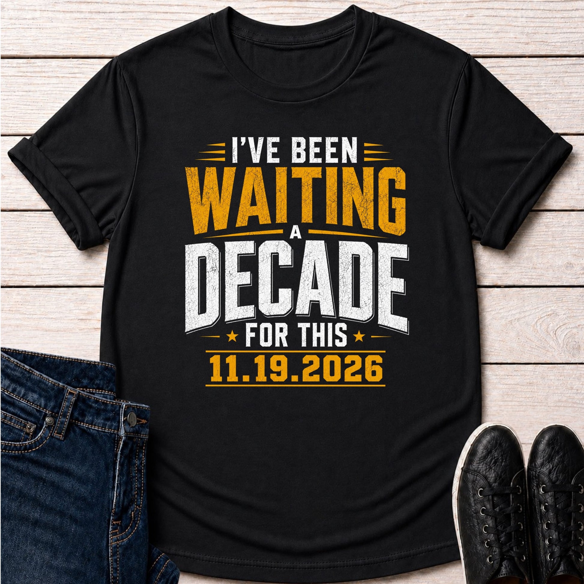 T-Shirt Black / S Decade Wait T-Shirt