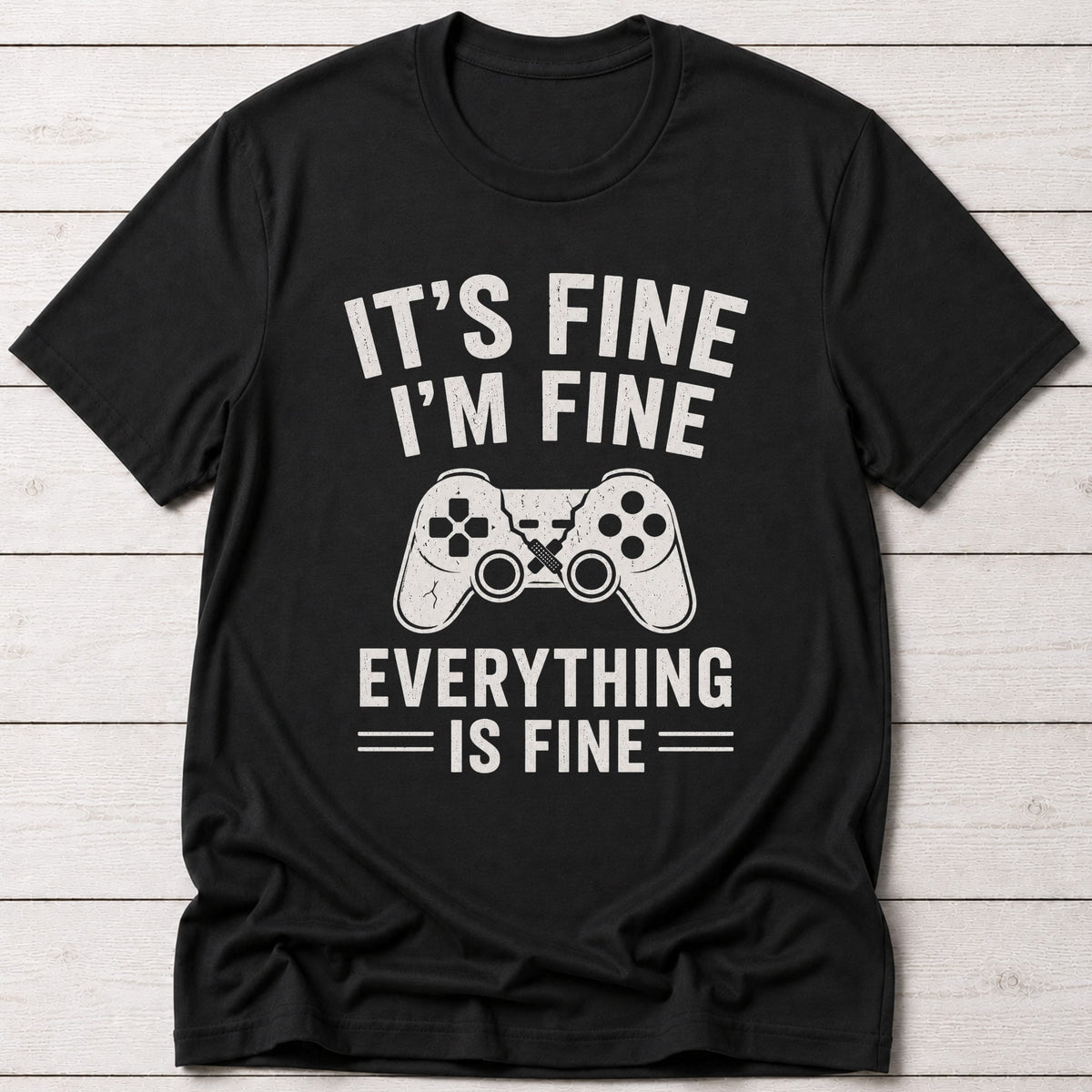 T-Shirt Black / S Everything's Fine T-shirt