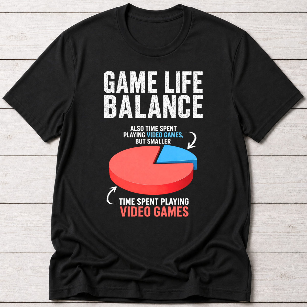 T-Shirt Black / S Game Life Balance T-shirt