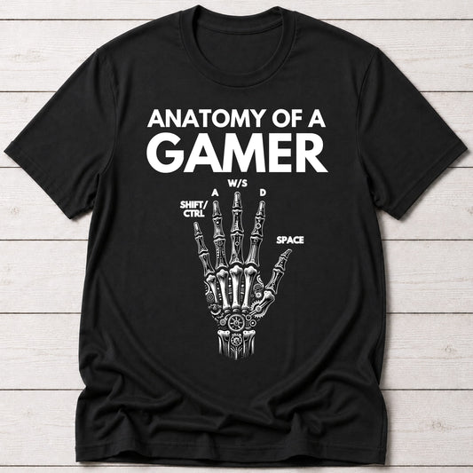 T-Shirt Black / S Gamer Anatomy T-shirt