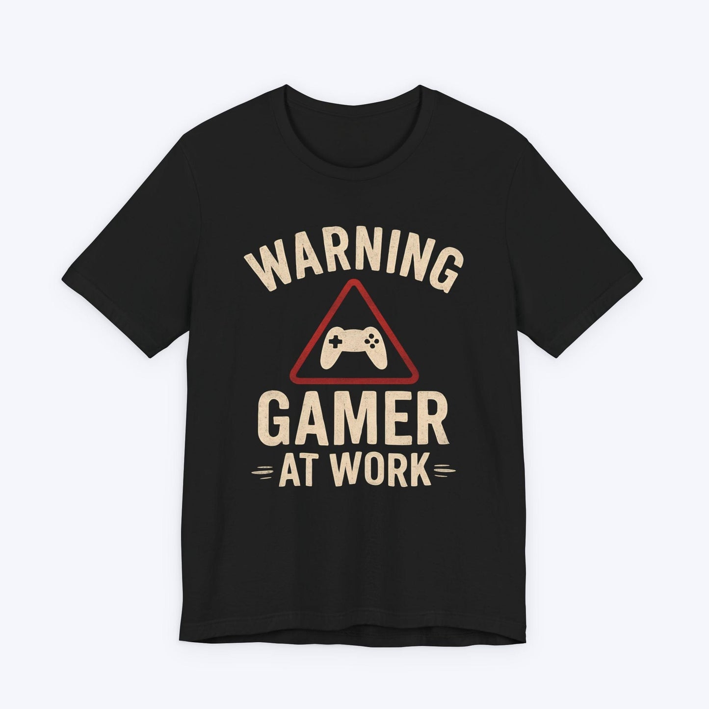 T-Shirt Black / S Gamer at Work – Stay Back T-shirt
