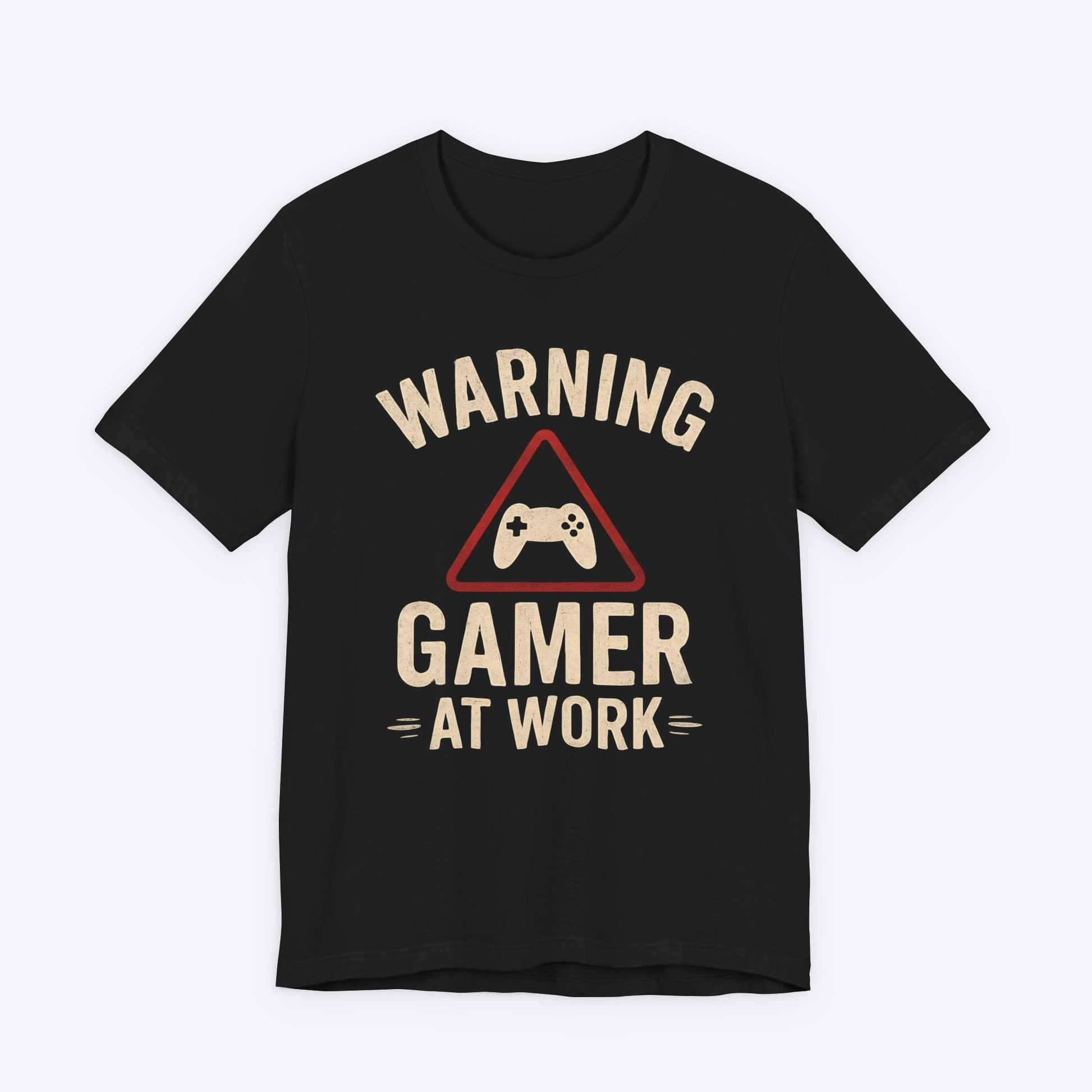 T-Shirt Black / S Gamer at Work – Stay Back T-shirt