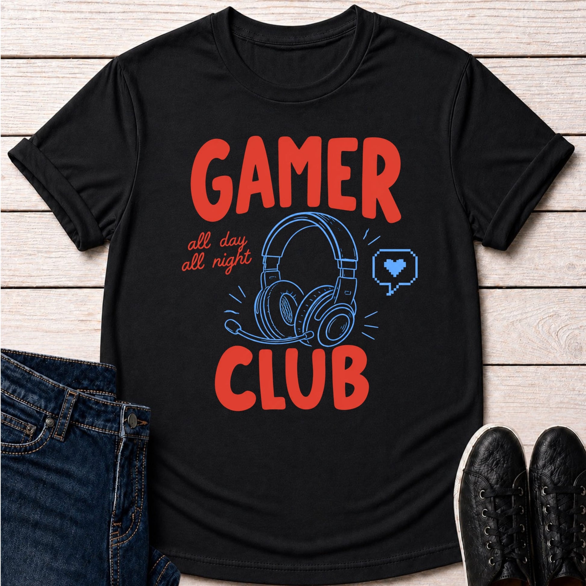T-Shirt Black / S Gamer Club T-Shirt