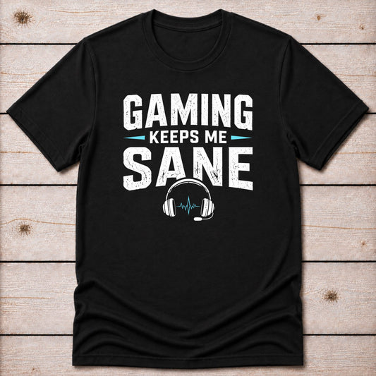 T-Shirt Black / S Gamer Sanity T-shirt