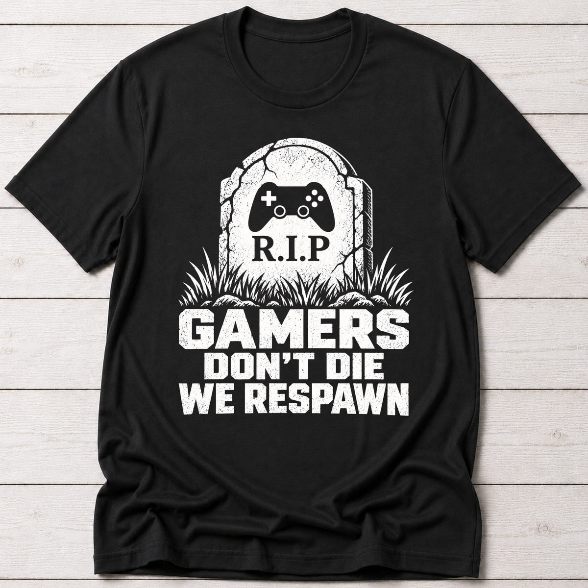 T-Shirt Black / S Gamers Don't Die T-shirt