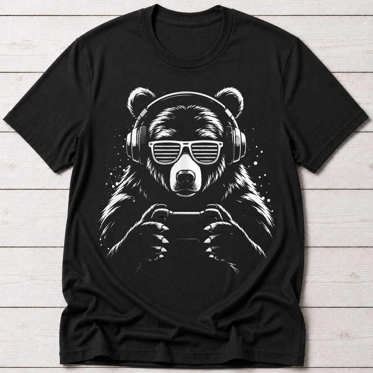 T-Shirt Black / S Gaming Bear T-shirt