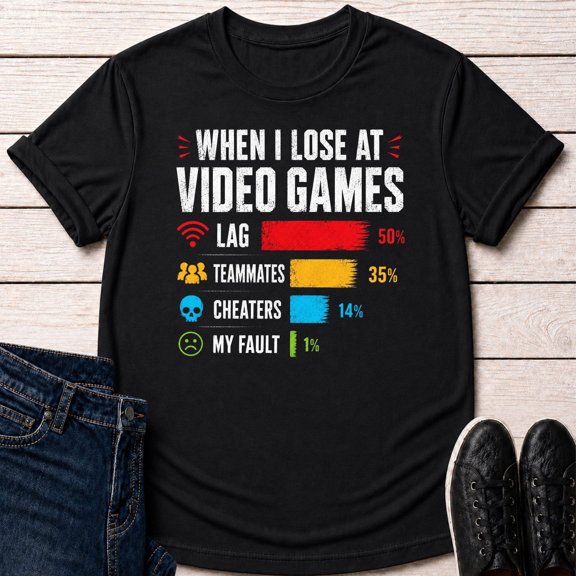 T-Shirt Black / S Gaming Excuses T-shirt