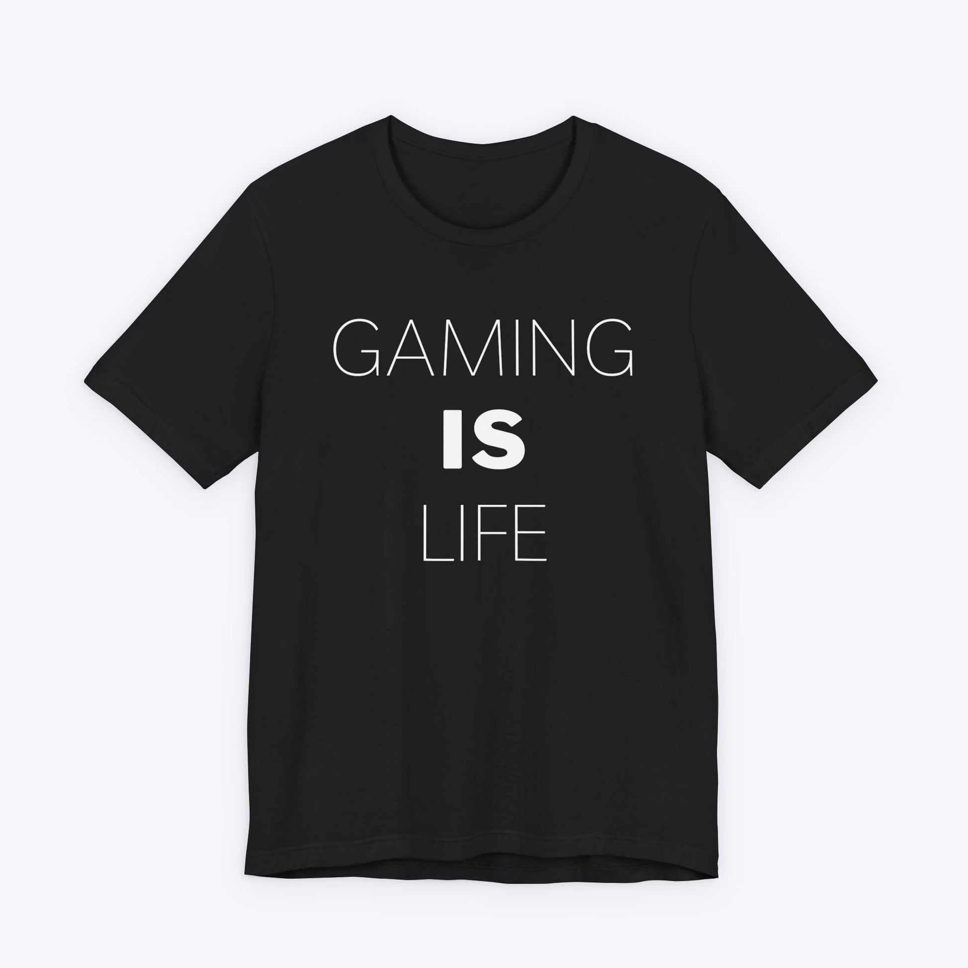 T-Shirt Black / S Gaming is Life (Borderless) T-shirt