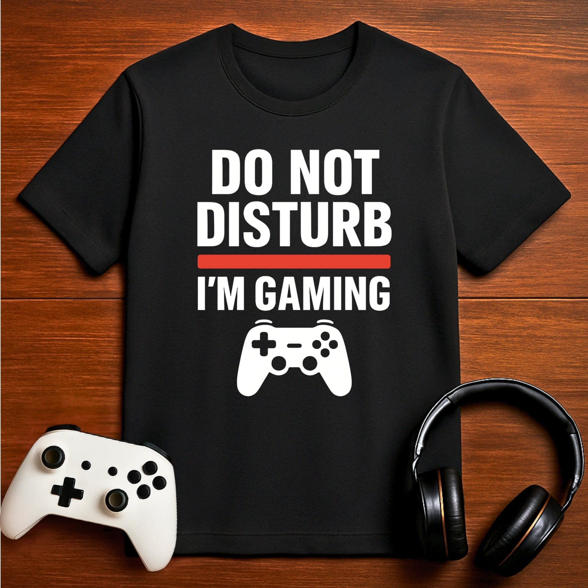 T-Shirt Black / S Gaming Time – No Interruptions T-shirt