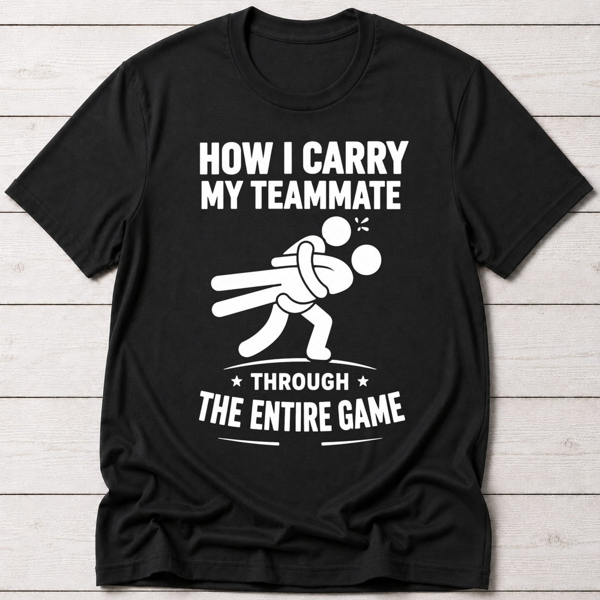 T-Shirt Black / S Get Carried T-shirt