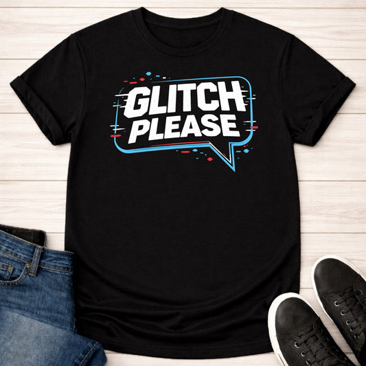 T-Shirt Black / S Glitching T-shirt