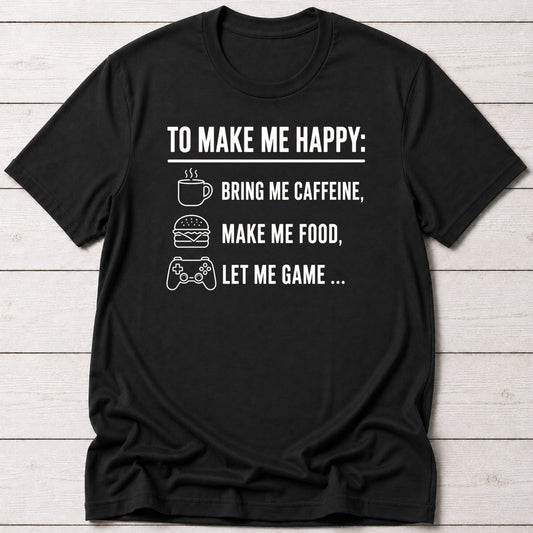 T-Shirt Black / S Happy Day T-shirt