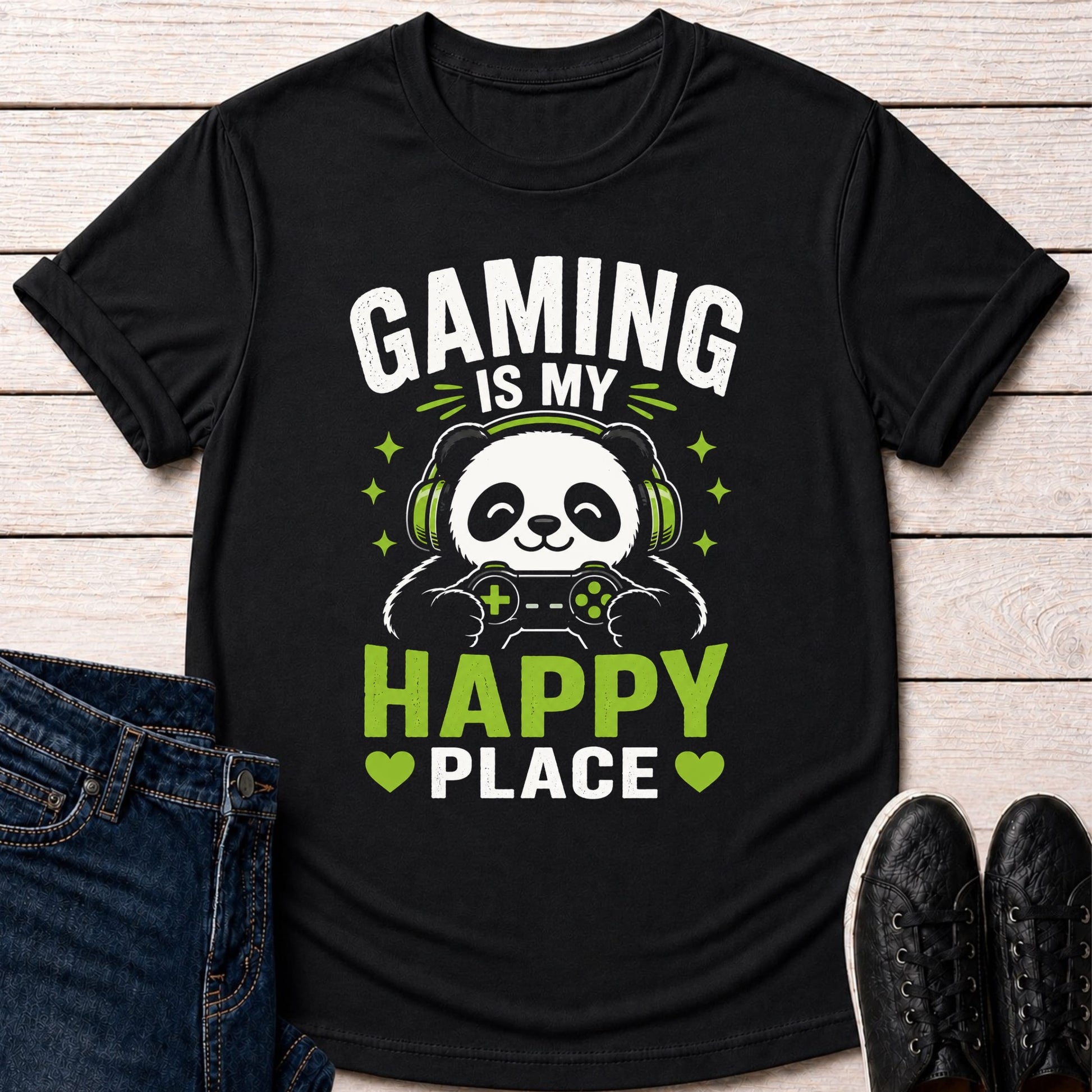 T-Shirt Black / S Happy Place T-shirt