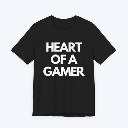 T-Shirt Black / S Heart of a Gamer T-shirt