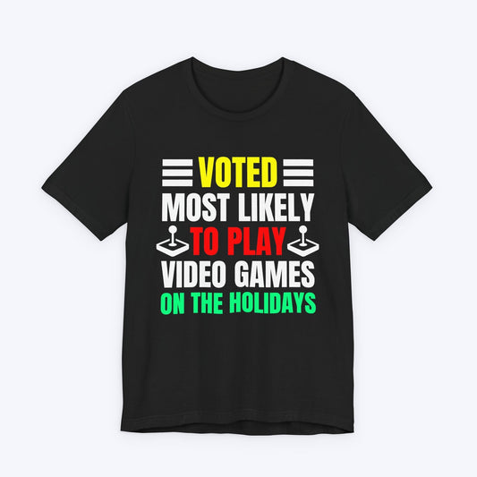 T-Shirt Black / S Holiday Gamer T-shirt