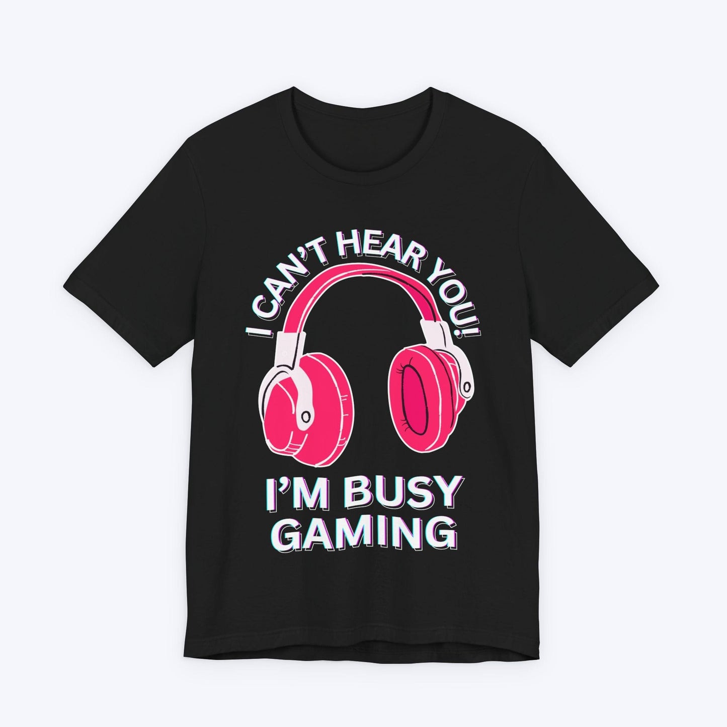T-Shirt Black / S I Can't Hear You "Hibiscus" Gaming T-shirt