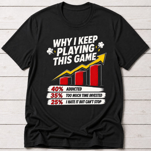 T-Shirt Black / S I Keep Playing T-shirt