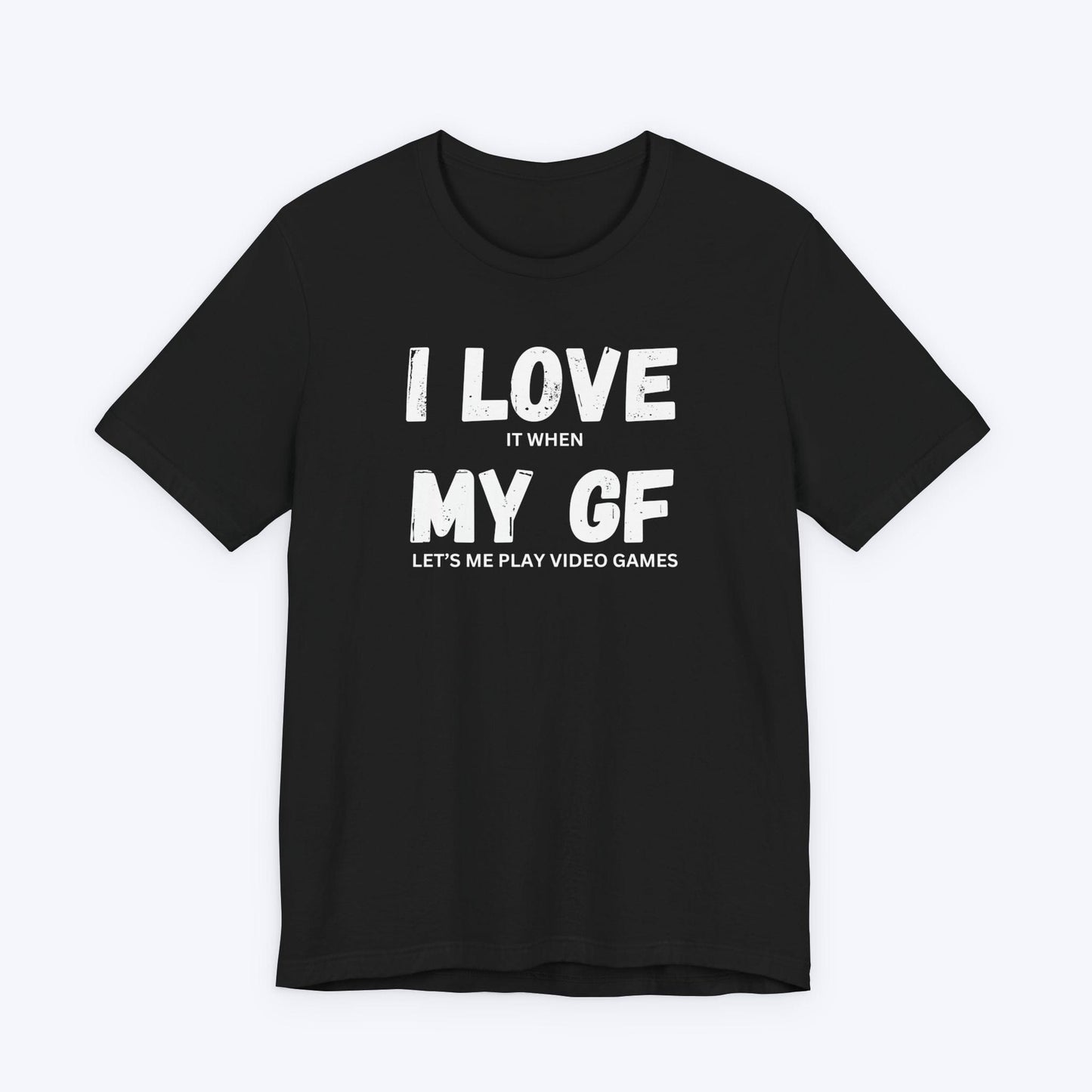 T-Shirt Black / S I Love My Girlfriend (Gamer) T-shirt
