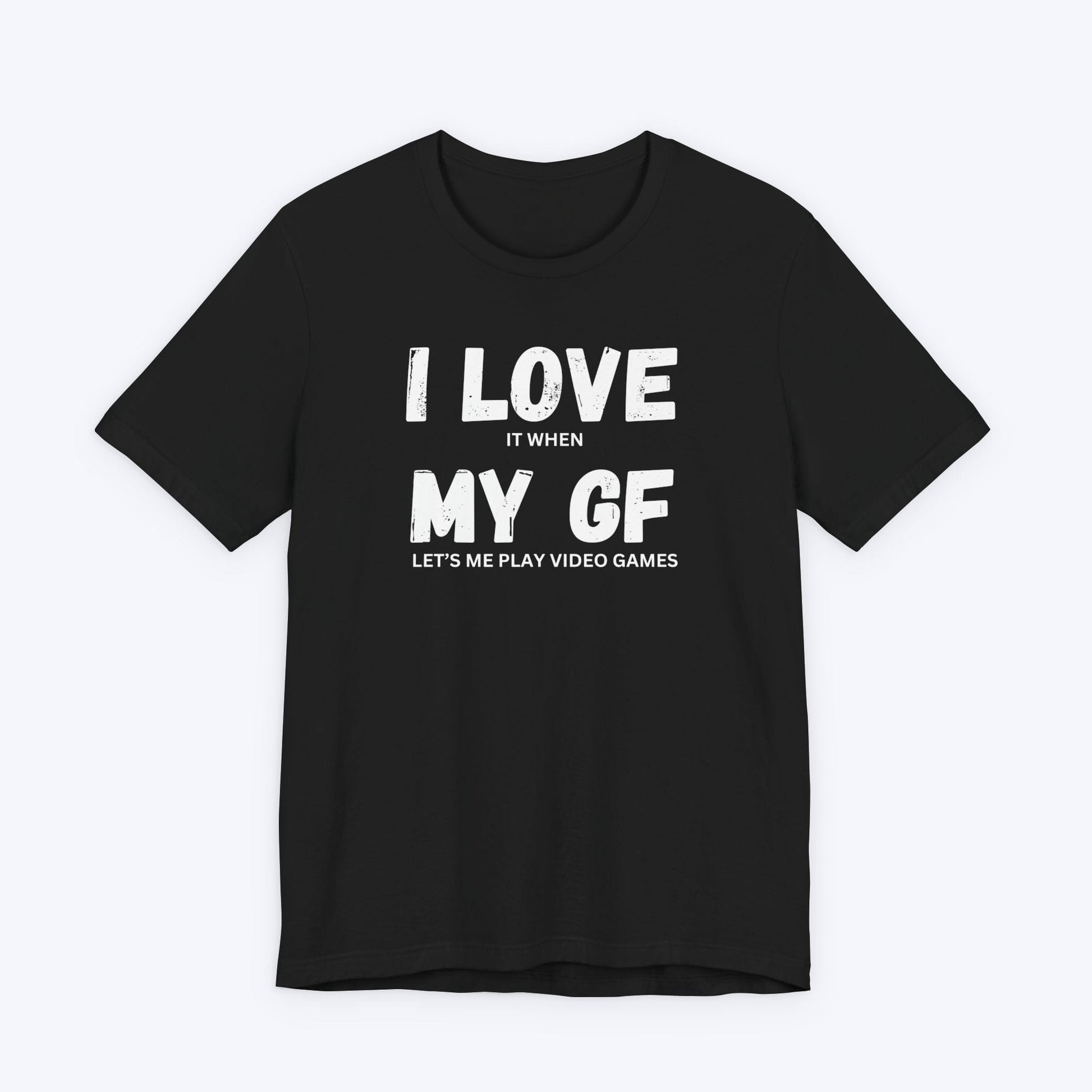 T-Shirt Black / S I Love My Girlfriend (Gamer) T-shirt
