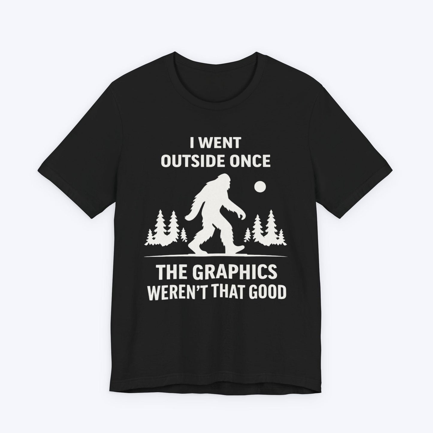 T-Shirt Black / S I Went Outside. Didn't Spot Me T-shirt