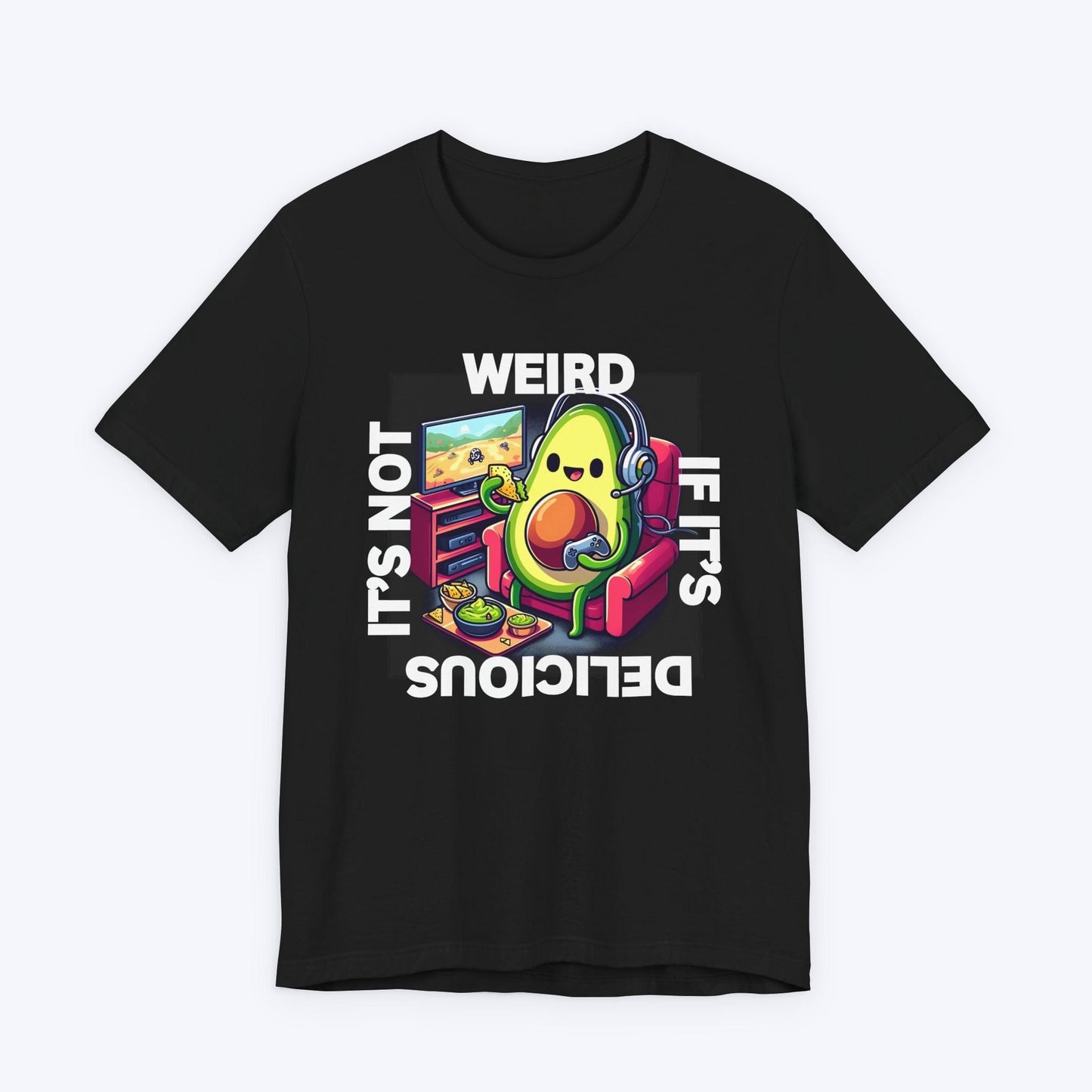 T-Shirt Black / S If It's Delicious - Guacamole T-shirt