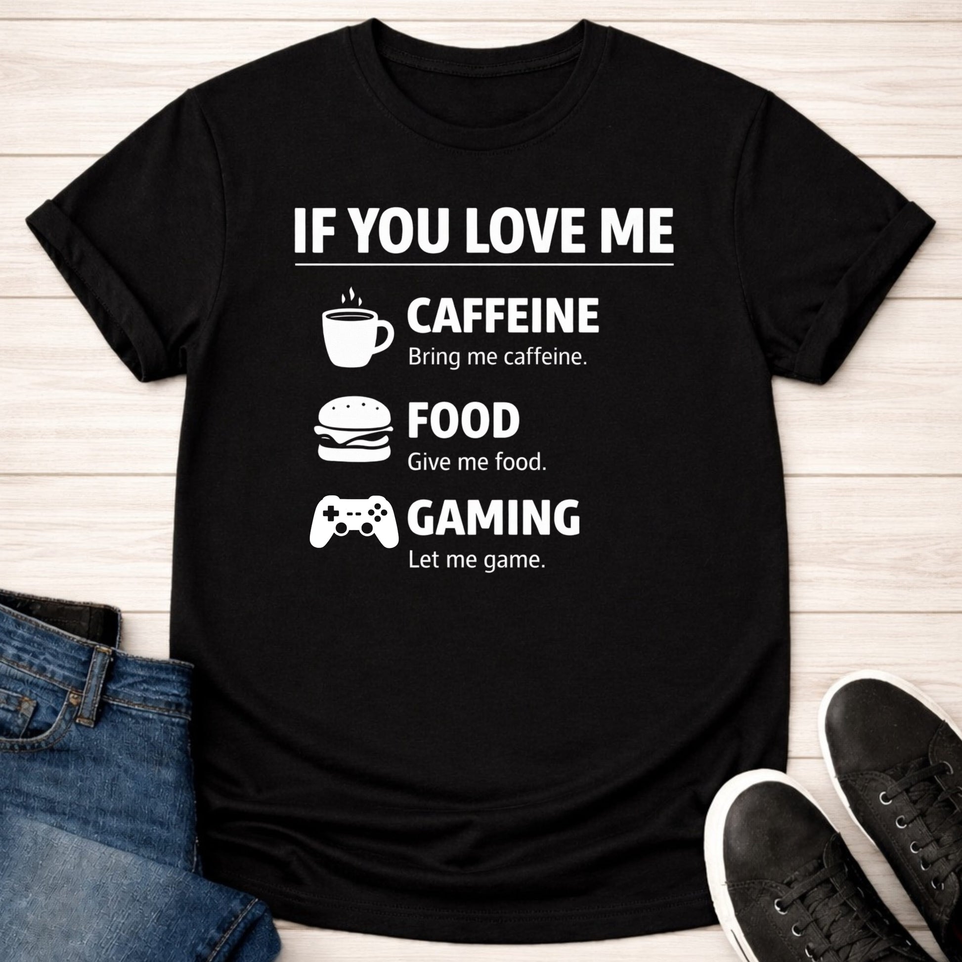 T-Shirt Black / S If You Love Me T-shirt