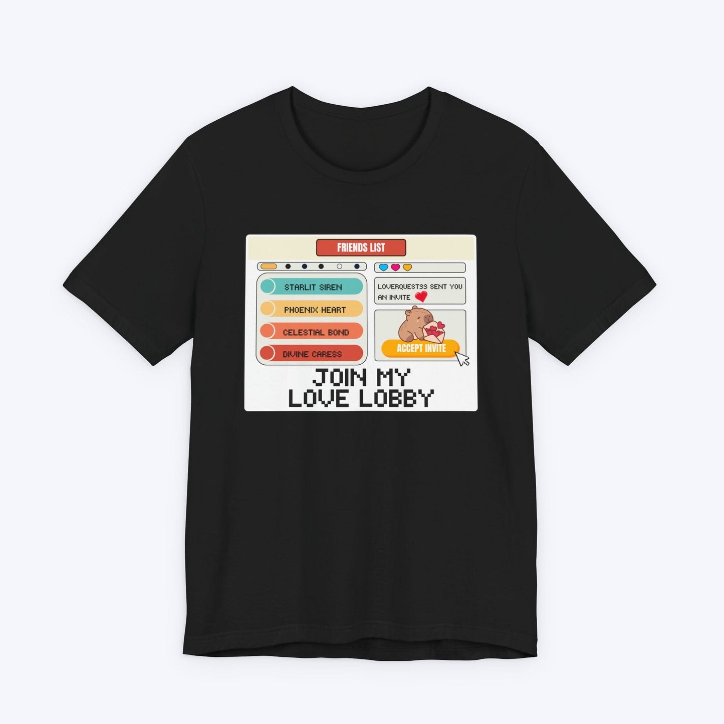 T-Shirt Black / S Join My Love Lobby T-shirt