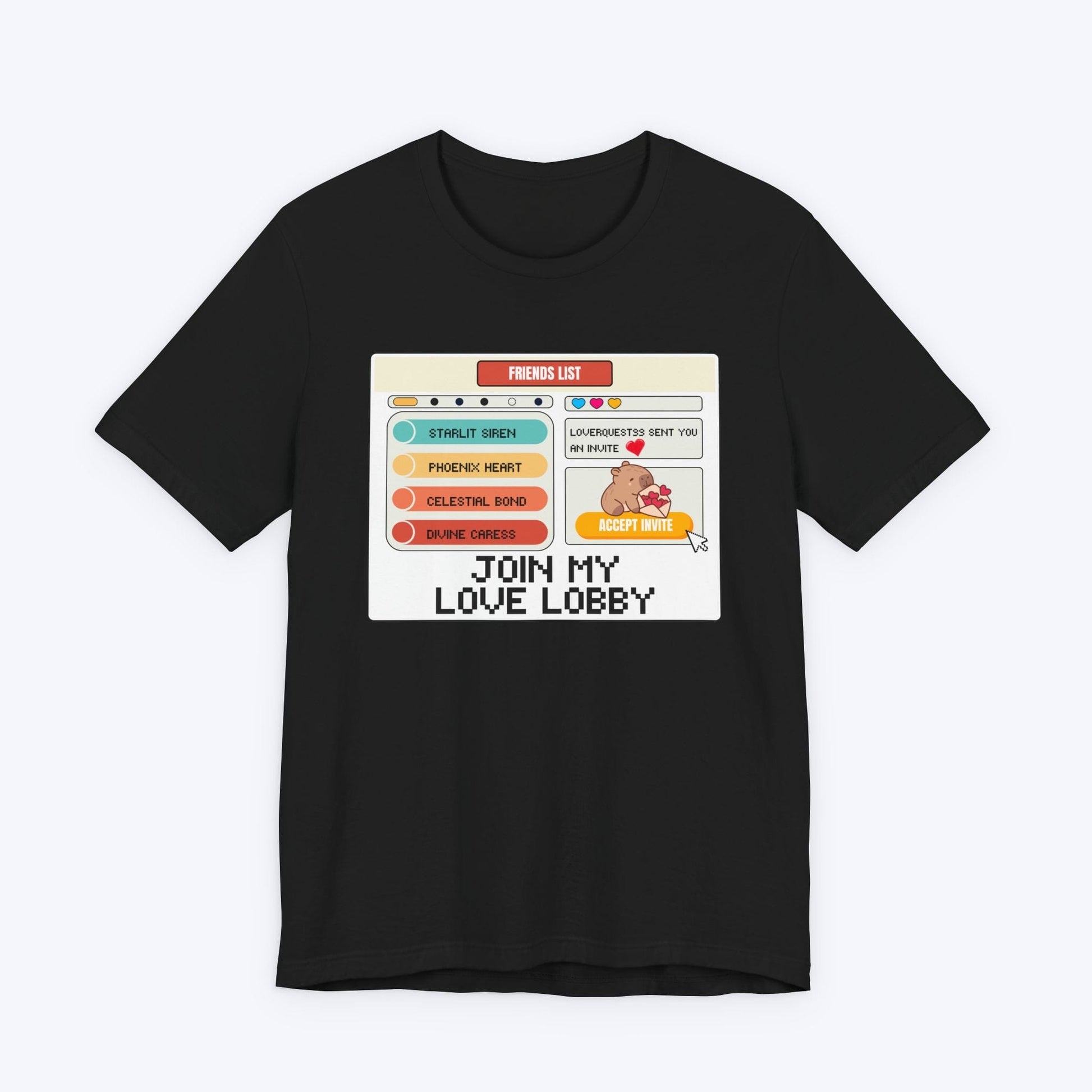 T-Shirt Black / S Join My Love Lobby T-shirt