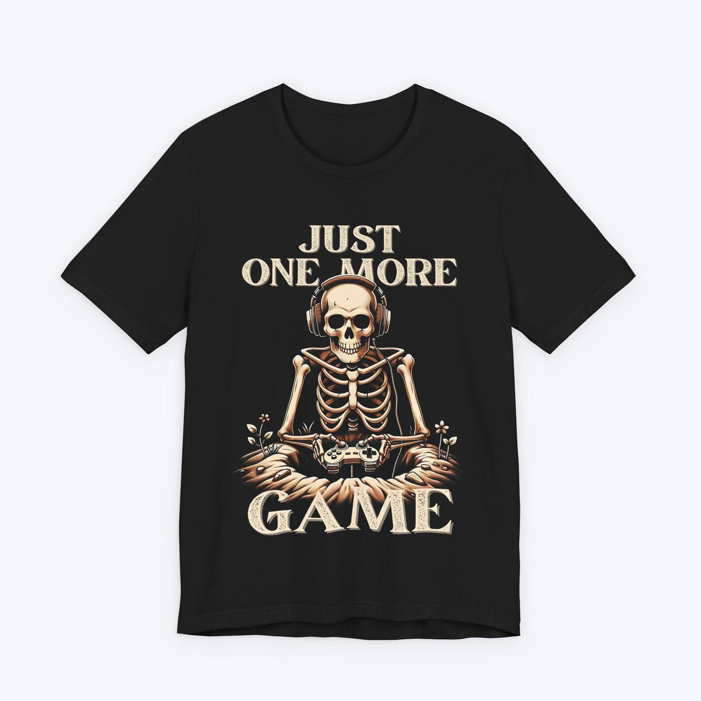 T-Shirt Black / S Just One More Game (Skeleton) T-shirt