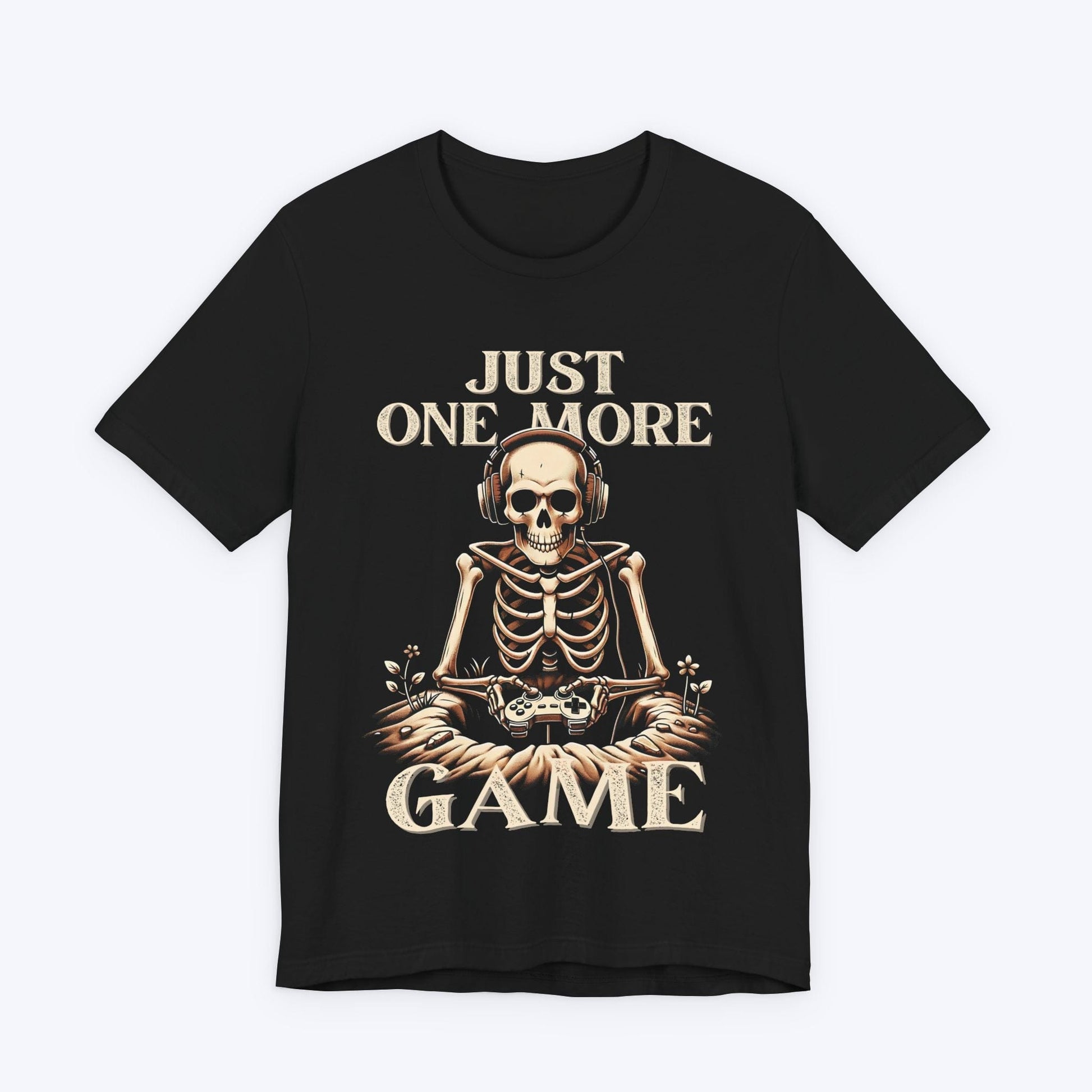 T-Shirt Black / S Just One More Game (Skeleton) T-shirt