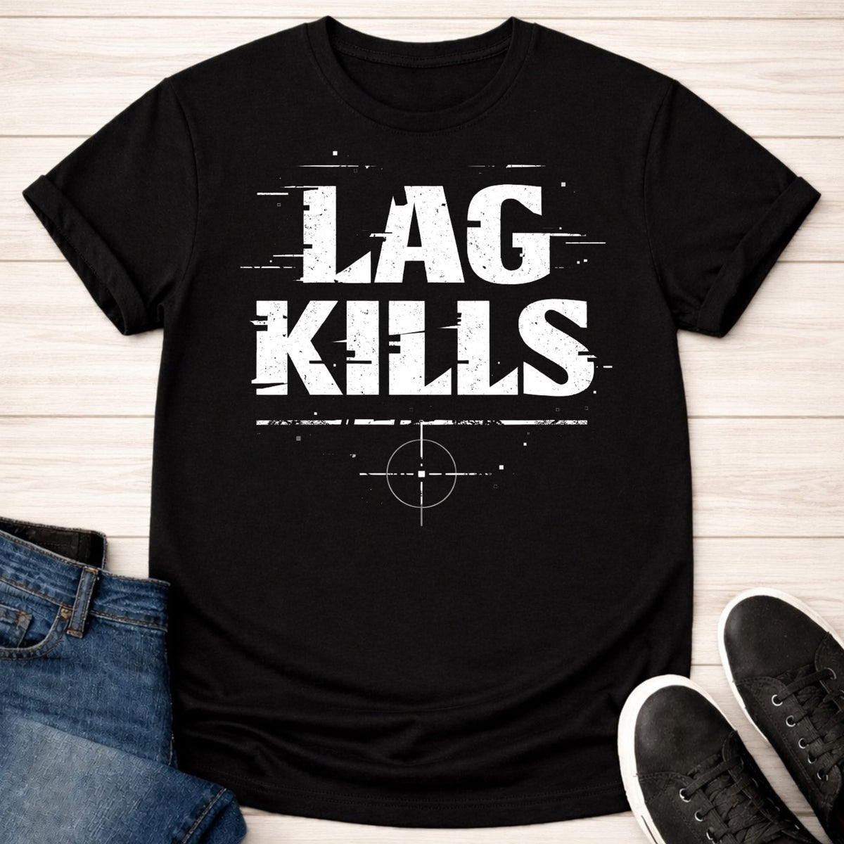 T-Shirt Black / S Lagged Out T-shirt