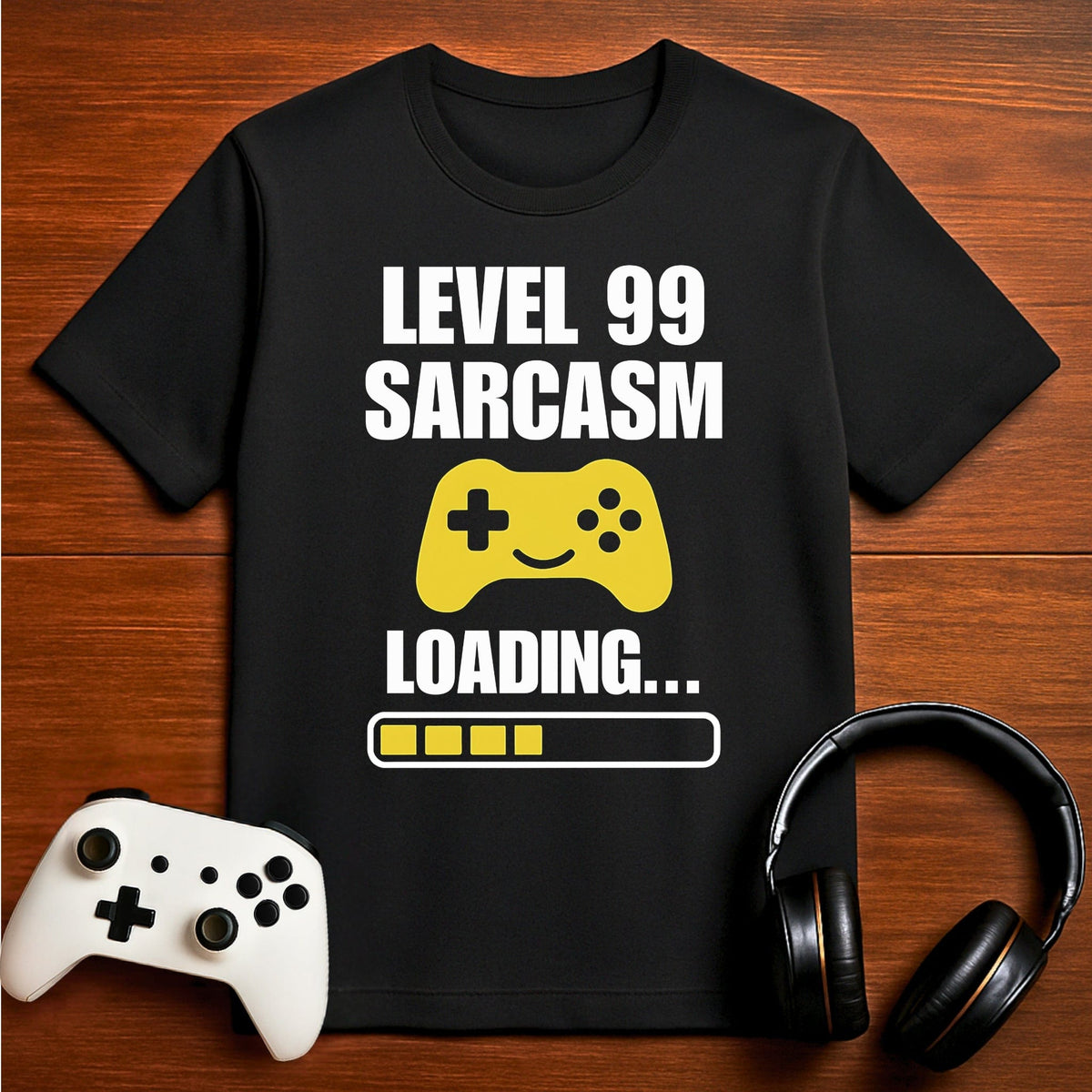 T-Shirt Black / S Level 99 Sarcasm Loading T-shirt