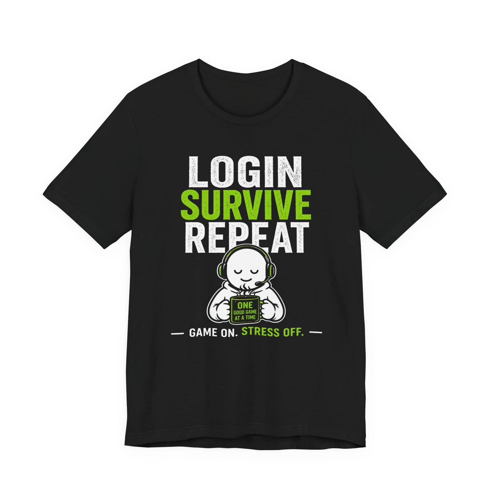 T-Shirt Black / S Login Repeat T-shirt