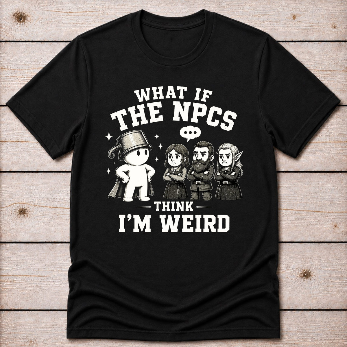 T-Shirt Black / S Maybe I'm Weird T-shirt