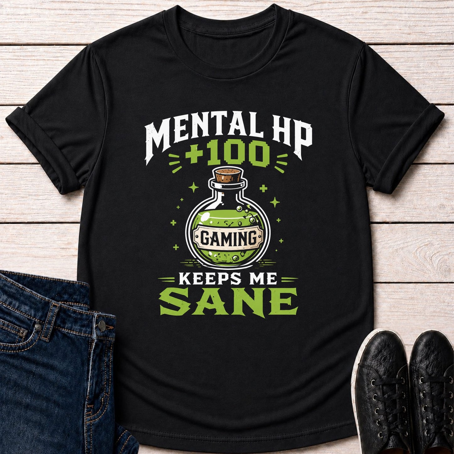 T-Shirt Black / S Mental HP Boost T-shirt