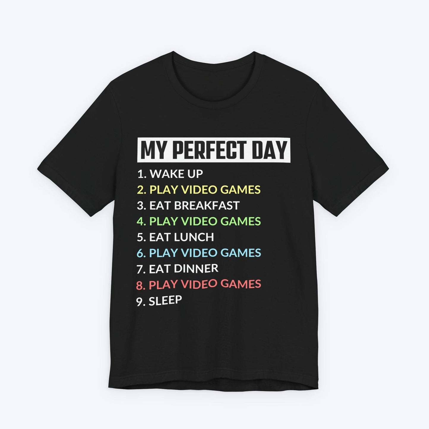 T-Shirt Black / S My Gaming Itinerary T-shirt