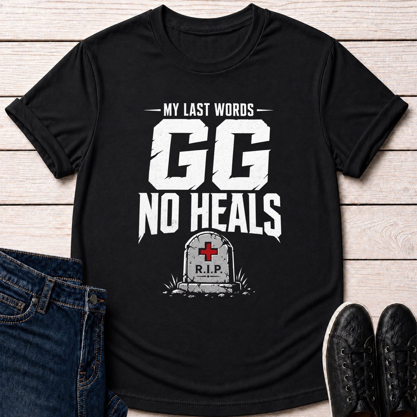 T-Shirt Black / S My Last Words T-shirt