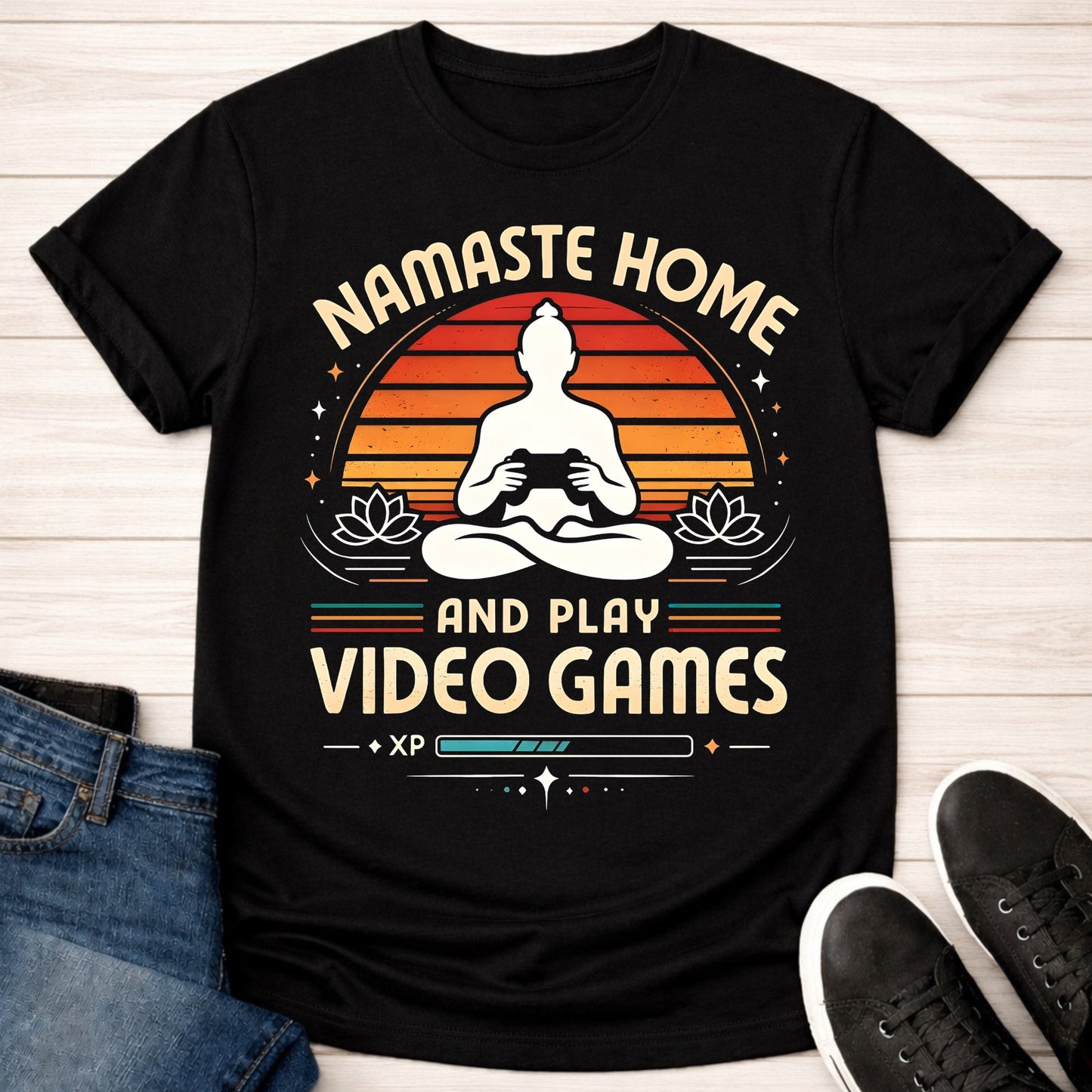 T-Shirt Black / S Namaste Home T-shirt