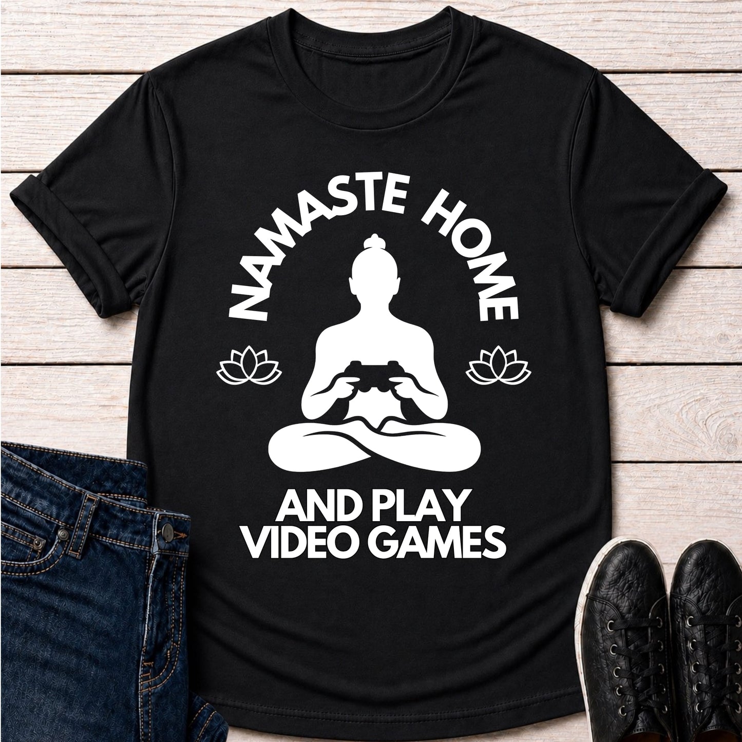 T-Shirt Black / S Namaste Home T-shirt