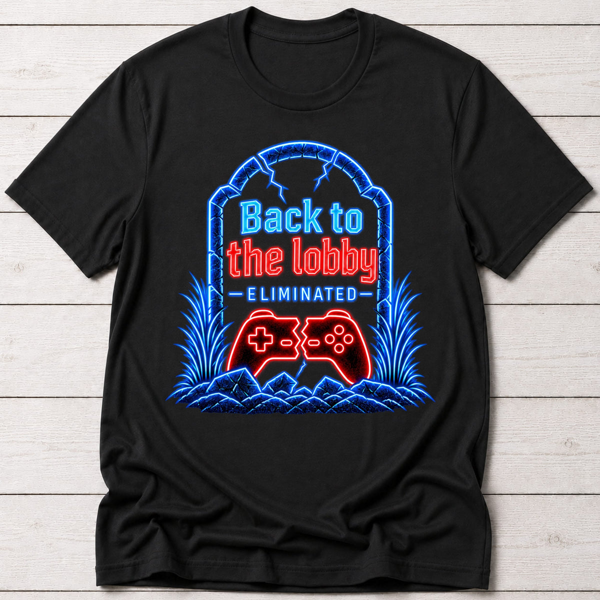 T-Shirt Black / S Neon Tombstone T-shirt